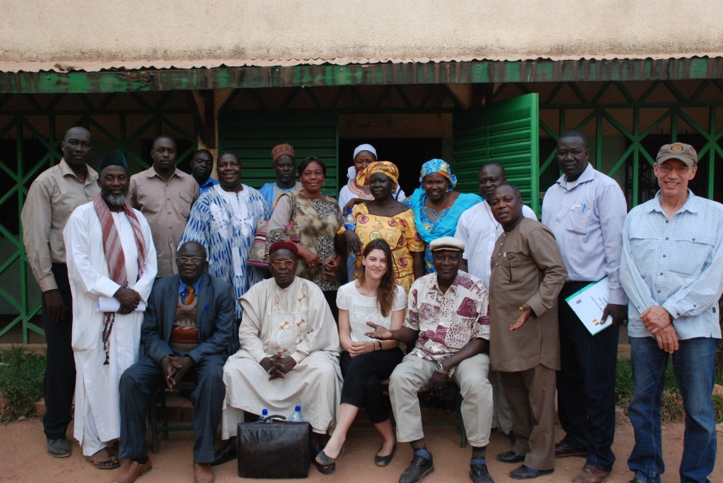 Participants and UN staff at the workshop in Moundou, southern Chad, with Imam Muhammad Ashafa and Pastor James Wuye (Photo: Alan Channer)