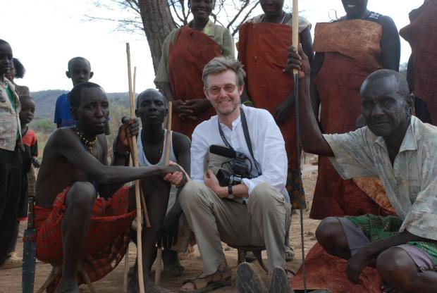 Tugen elders welcome Alan Channer, director of An African Answer