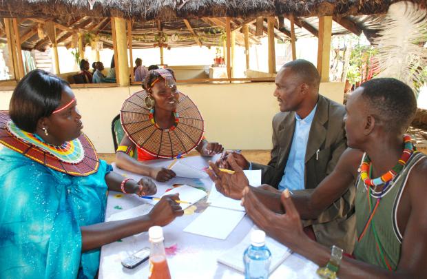 Discussion amongst the Pokot group