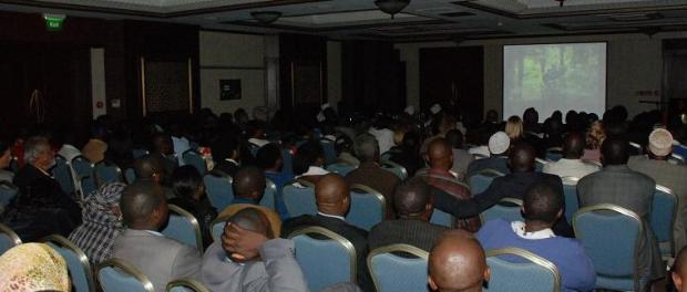 The Amani room was full to capacity for the screening