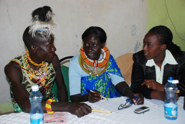 Discussion between Turkana and Kalenjin participants