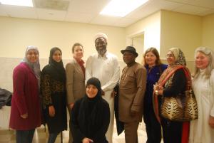 Imam Ashafa and Pastor Wuye with some participants at ADAMS (Photo: Kathy Aquilina)