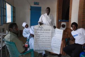 Chadian mediators during training (Photo: Alan Channer)