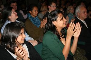 Members of the audience at the Royal Society of Arts (Photo: Louise Jefferson)