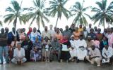 Group photo following the workshop for religious leaders and mothers.