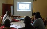 A team in Eldoret meets to plan the launch of the film